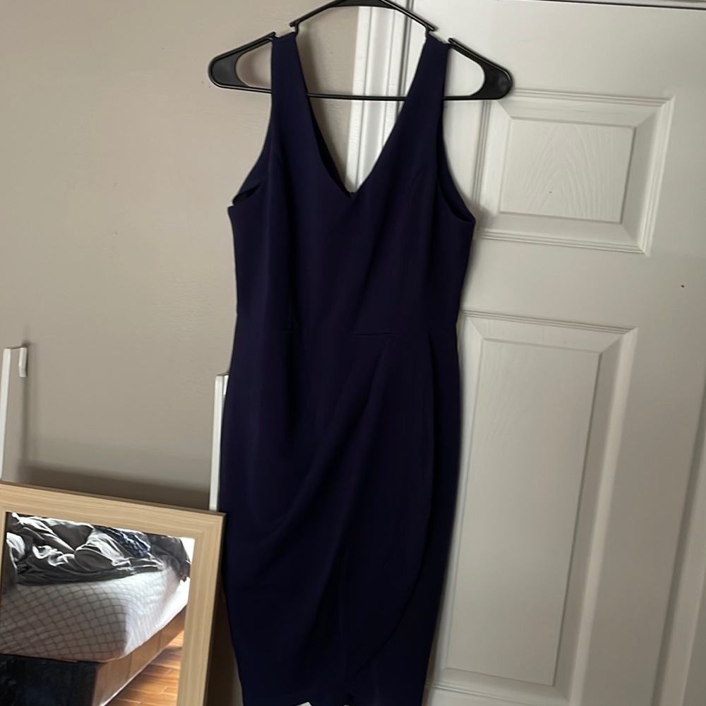 Navy Blue Cocktail Dress